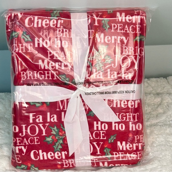 North Pole Trading Company Velvet Plush Throw - Picture 2 of 4